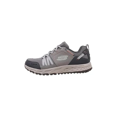 Image of Skechers Men&#039;s 51591 TNCC Trekking Low Cut, Tan Leather/Mesh/Charcoal Trim, 5.5 UK