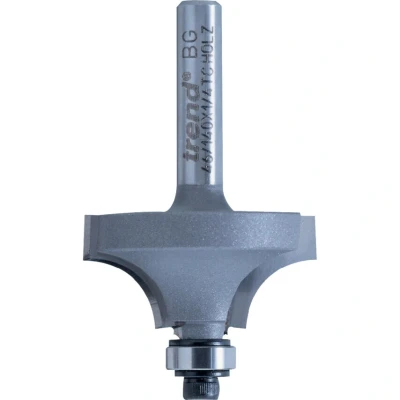 Image of Trend Professional Bearing Guided Ovolo Router Cutter, 12.7mm Radius, 1/2 Inch Shank, Alternative Bearing, Tungsten Carbide Tipped, 46/150X1/2TC
