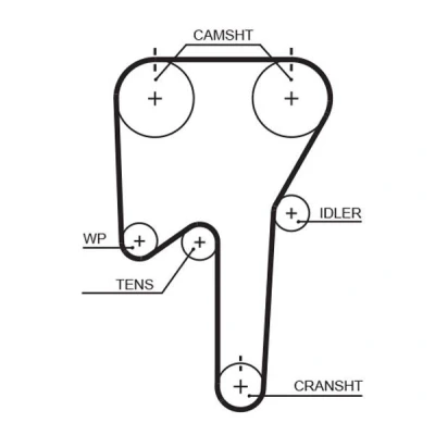 Image of PMTB514 Timing Belt GATES FleetRunner Micro V Stretch Fit 5533XS 138 1314mm 23mm