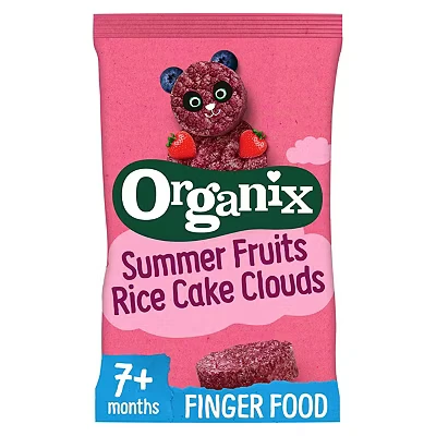 Image of Organix Summer Fruits Rice Cake Clouds 40g
