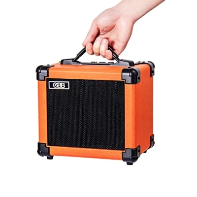 Image of Coolmusic 10G Dual Powered Bluetooth Guitar Amp, Portable Electric Amplifier with 10W Speaker, includes Gain/Bass/Treble knob