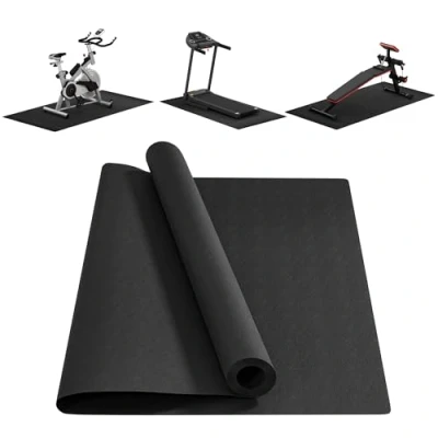 Image of HOMCOM Multi purpose Exercise Equipment Mat Non slip Floor Protector Gym Fitness Training Workout Mat, 200 x 100cm