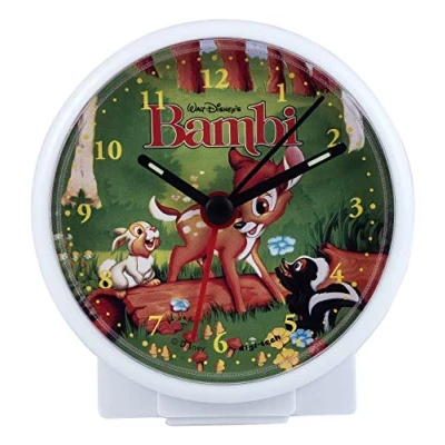 Image of DigiTech Alarm Clock, Plastic, Weiß Bambi, 10 x 4 cm