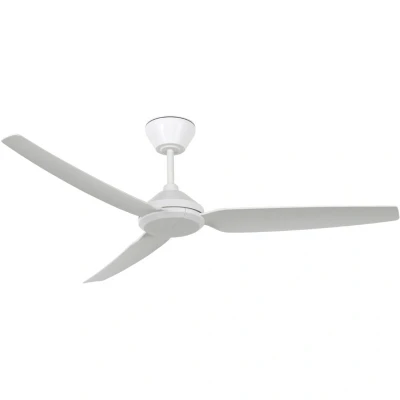 Image of Beacon Lighting ceiling fan Polis white DC quiet Ø 137 cm IP55