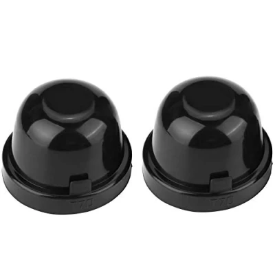 Image of Headlamp Waterproof Cap 2Pcs 70mm Car LED Bulb Headlight Rubber Dustproof Sealing Cover