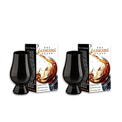 Image of Glencairn Black Whisky Glass in Gift Carton, Set of 2