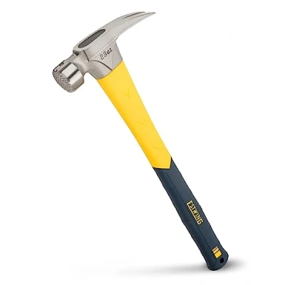 Image of ESTWING Sure Strike Hammer 23 oz Rip Claw with Milled Face &amp; Fiberglass Handle MRF23LM
