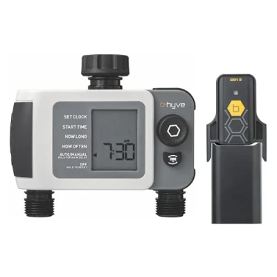 Image of Orbit Smart Hose Watering Timer with Wi Fi Hub, Gray