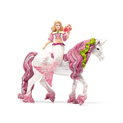 Image of SCHLEICH 70593n Mermaid Feya on underwater unicorn bayala Toy Figurine for children aged 5 12 Years