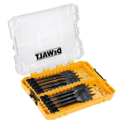 Image of DEWALT Extreme Flat Wood Drill Bit 9 Piece Set, Impact Rated, DT70751 QZ