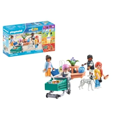 Image of Playmobil Toy Figures Playset MyLife: MyFigures Shopping (80 pieces, Ages 5+, Unisex)