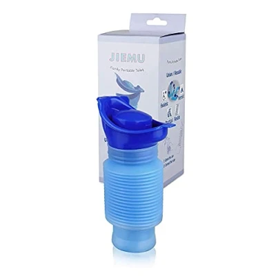 Image of Emergency Urinal,750ml Shrinkable Urinal Portable Urine Bottle Mobile Toilet Potty Pee for Unisex Men Women Male Female Kids Ladies Car Traffic Jam Camping Travel Queuing