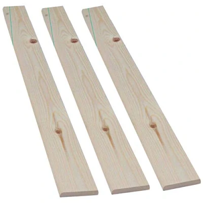 Image of unbeatableoffers Replacement Bed Slats Solid Pine Wooden Flat Available (14, 2FT6 Small Single = 76cm)