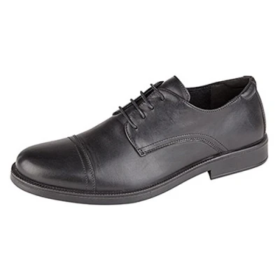 Image of Mens Comfort Shoes IMAC Leather Black Leather, UK 11 / EU 45