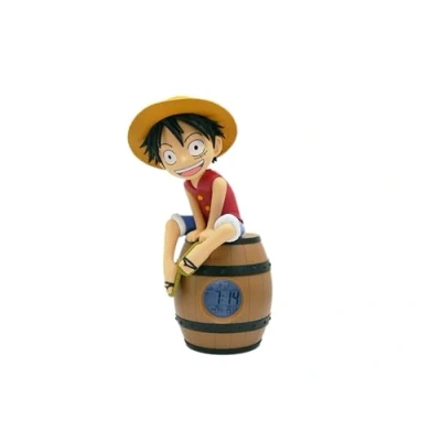 Image of Teknofun One Piece Luffy On Barrel Alarm Clock
