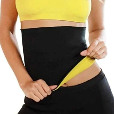 Image of Hot Slimming Belt Waist Trimmer Sauna Belts for Women Neoprene Sweat Slim Weight Loss Yoga abdoment Corset Size M