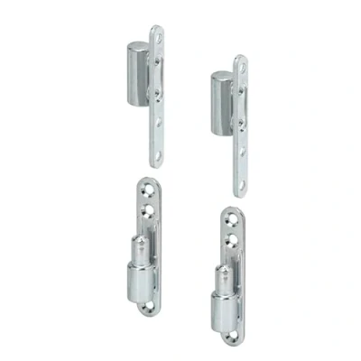 Image of VORMANN Repair tape, door hinge, screw on room interior renovation for screwing frame and wings, set of 2, galvanised steel, 83 x 14 mm