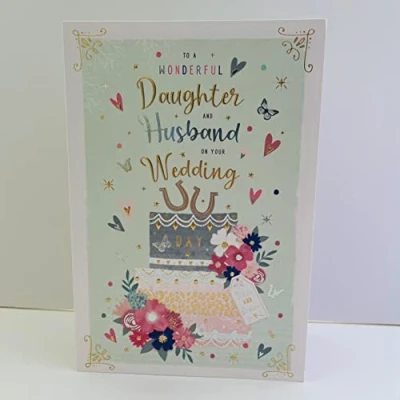 Image of ICG Daughter And Husband Wedding Day Card