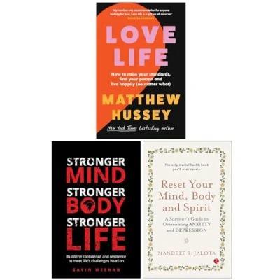 Image of Love Life, Stronger Mind Body Life &amp; Reset Your and Spirit 3 Books Collection Set