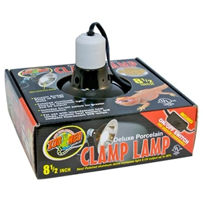Image of Zoo Med LF 12 Porcelain Clamp Lamp, 22 cm