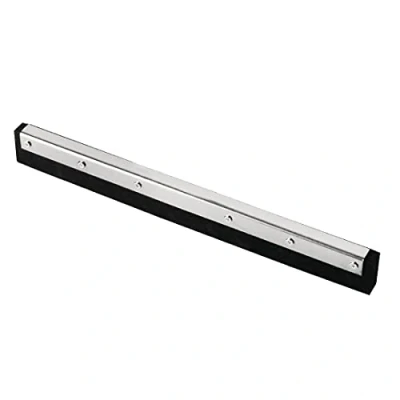 Image of Jantex CF246 Galvanised Steel Squeegee Head 457(W)mm / 18 inch Black Rubber Blade Fits Handle L479