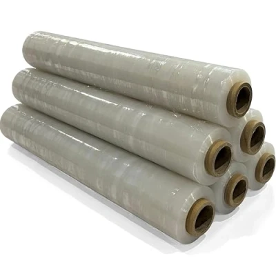 Image of JeeJaan® 6 Rolls Clear Pallet Wrap 500mm x 300m 23mu 2.15kg Standard Core Tear Resistant Shrink &amp; Stretch Water Moisture Proof Industrial Cling Film Multi Use Furniture