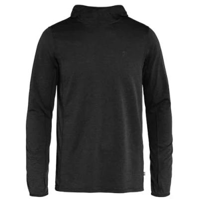 Image of FJALLRAVEN 87199 550 Abisko Sun hoodie M Sweatshirt Men&#039;s Black Size XS