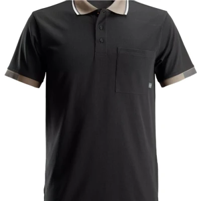 Image of Snickers AllroundWork 37.5® Short Sleeve Polo Shirt Black XXL