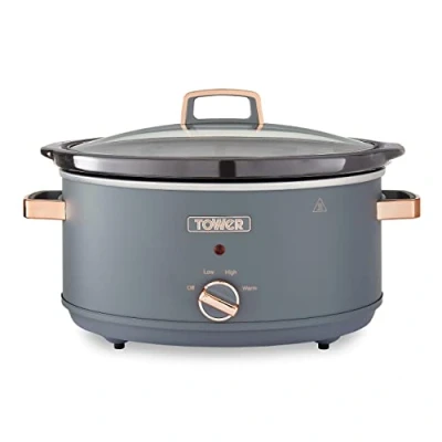Image of Tower Cavaletto 6.5 Litre Slow Cooker Grey