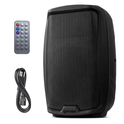 Image of Gemini Sound As 2115Bt Active Bluetooth Pa System, 15&quot; Inch Woofer 2000W Watts Dj Speakers, Sd, USB, Xlr Input / Output, 2 X 1/4&quot; Microphone Rca And Aux Inputs, Tws