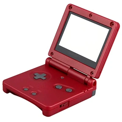 Image of OSTENT Full Housing Shell Case Cover Replacement for Nintendo GBA SP Gameboy Advance Color Red