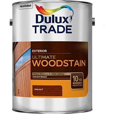 Image of Dulux Trade Ultimate Weathershield Wood Walnut 5L