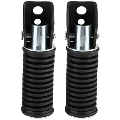 Image of EBTOOLS Motorcycle Rear Footrest,Pair of Passenger Foot Pegs Pedal Footrest Replacement for GN125/QJ25/GS125/GT125 5