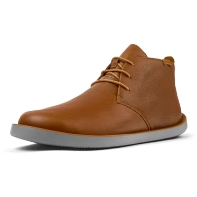 Image of Camper Wagon Laceup ankle boots, Men&#039;s, Size: 8, Mittelbraun Leather