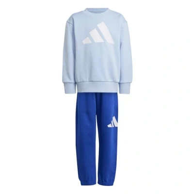 Image of adidas Unisex Kids ESSENTIALS JOGGER, glow blue/wonder blue/white, 5 6 Years