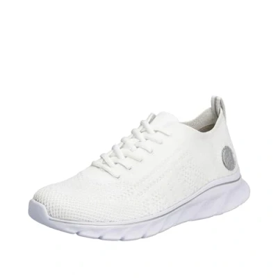 Image of Rieker Women&#039;s 54020 Sneaker, White, 6.5 UK