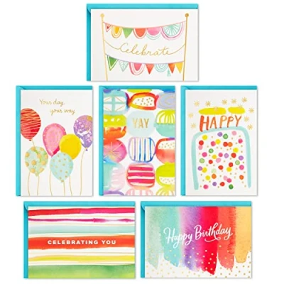 Image of Hallmark Birthday Cards Assortment, 36 with Envelopes (Celebrate)