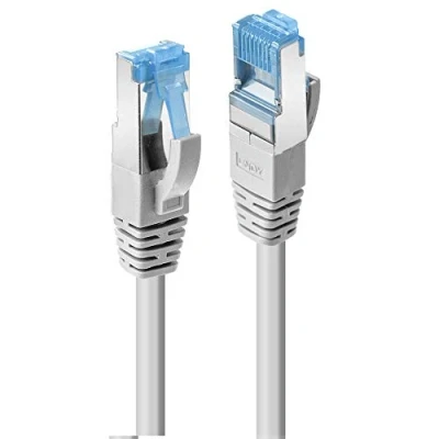Image of LINDY 3m Cat.6A S/FTP LSZH Network Cable, Grey