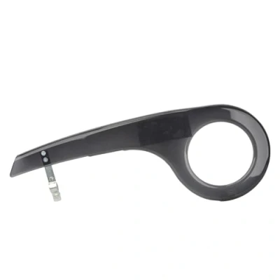 Image of Fischer Bicycle chain guard, 1 speed front chainring, 33 38 teeth, 26 28 inches, black