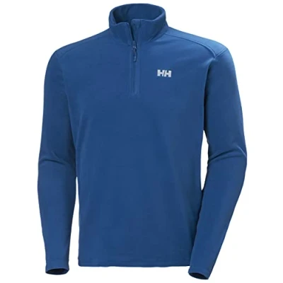 Image of Helly Hansen Men&#039;s Daybreaker 1/2 Zip Fleece Jacket, Blue, L UK