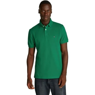 Image of Tommy Hilfiger 1985 Regular Polo shirt, Men&#039;s, Size: XS, Nouveau green