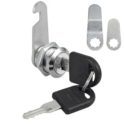 Image of Anhoer 16mm Security Mailbox Lock with Different Keys Barrel Drawer Cabinet Mail Box Locker Cam for File Cupboard Letter Wardrobe