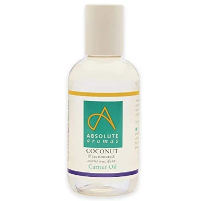 Image of Absolute Aromas Fractionated Coconut Oil 150ml 100% Pure, Unscented and Natural Carrier for Massage, Aromatherapy Blending Essentials Oils Use on Hair Skin (150ml)