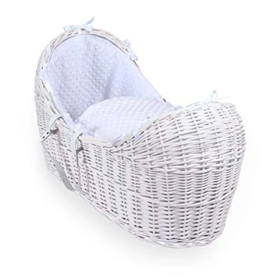 Image of Dimple White Wicker Noah Pod