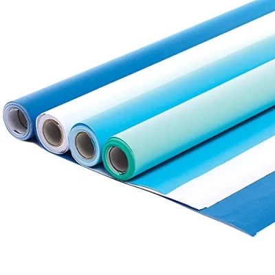 Image of Baker Ross FX358 Winter Poster Display Rolls Value Pack of 4, School Supplies, Classroom Paper, Backing Paper