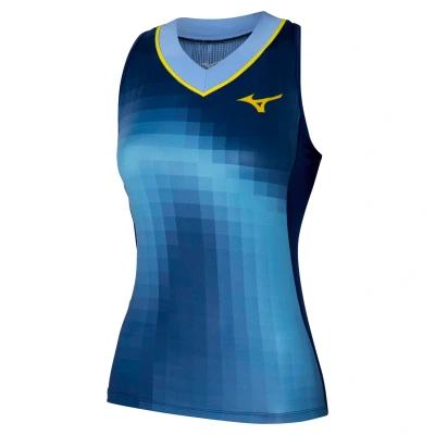 Image of Mizuno Frontier TANK Top, Women&#039;s, Size: Medium, Bellwether blue