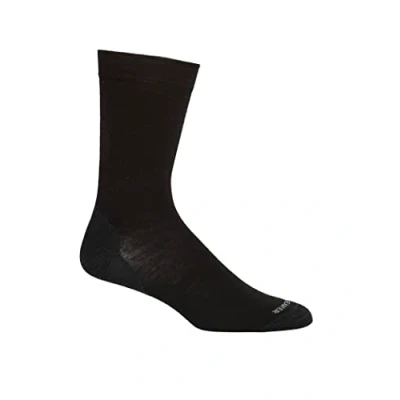 Image of Icebreaker Fine Gauge Crew Socks Black SM