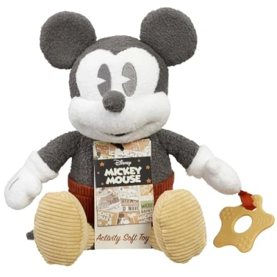 Image of Rainbow Designs Official Disney Mickey Mouse Memories Classic Soft Toy, Cuddly Toy Character Plush