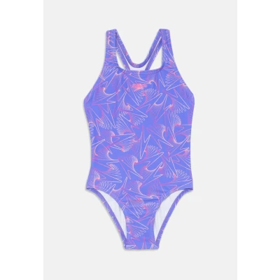 Image of Speedo Girl&#039;s Hyperboom ALover Medalist Swimsuit Quick Drying FitneS Chlorine Resistant, Indigo Glow, 11 1211 12