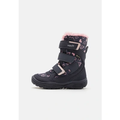 Image of Superfit Crystal Winter boots for kids, Size: 8K, Blau/rosa Imitation leather/ textile